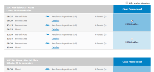 Canje Aerolíneas Plus