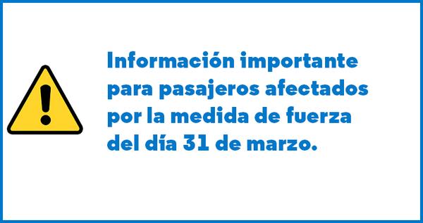 Paro general martes 31-03-2015