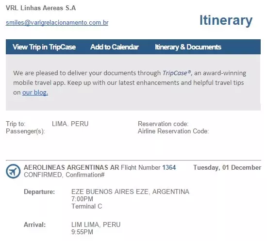 TripCase Lima 2015