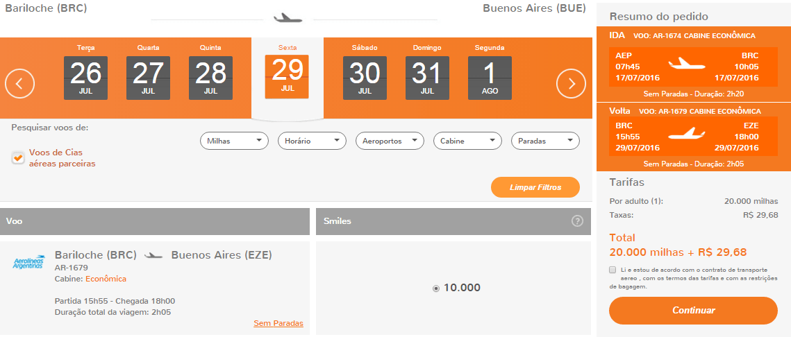 Smiles_Canje_Aerolineas_Argentinas_Bariloche_Vacaciones_Julio_2016