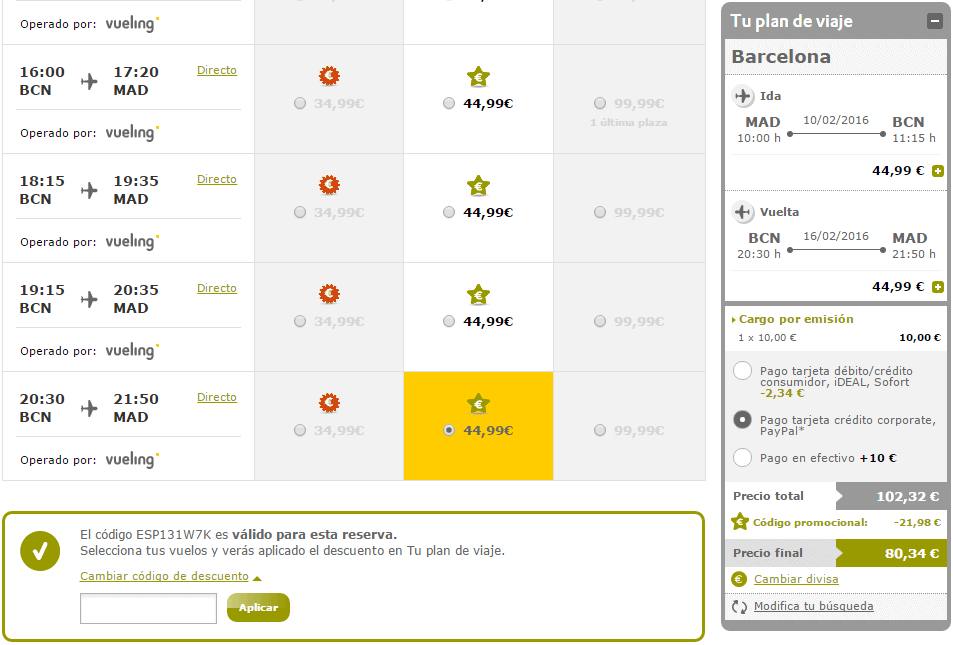 Vueling_Cupon_Descuento_2016.01