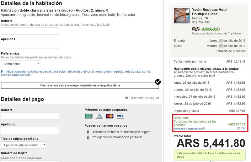 Venere.com_Cupon_Descuento_Aplicado_Alojamiento
