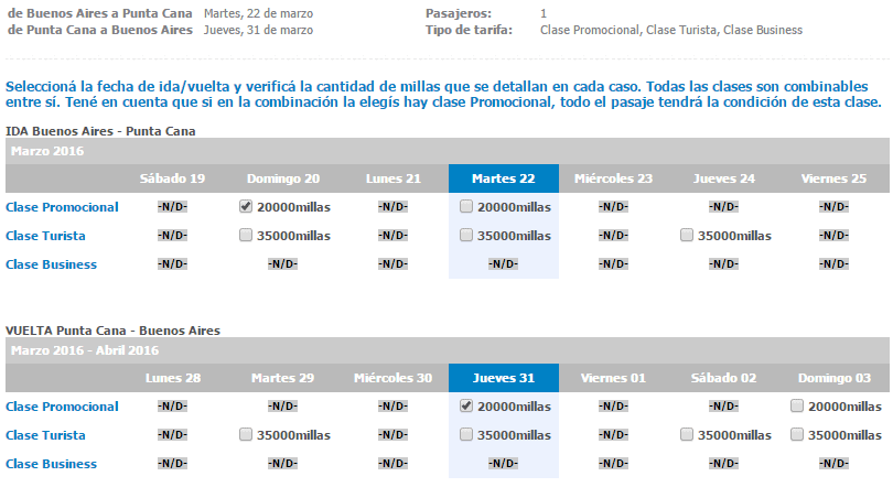 Aerolineas_Argentinas_Plus_BUE-PUJ_Calendario