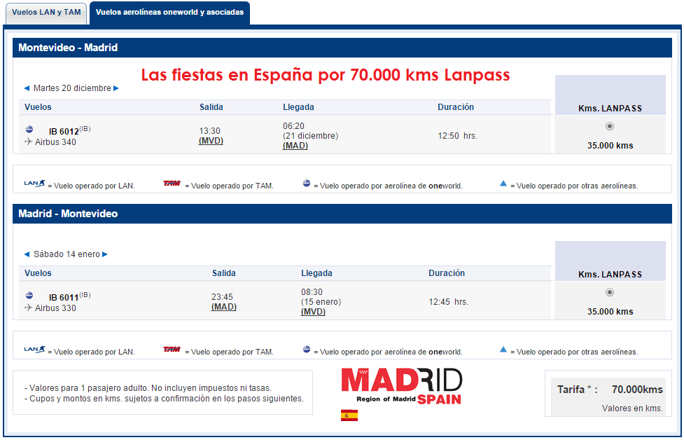 Lan_Canje_Oneworld_MVD-MAD_70.000_Kms_Navidad_2016_Fin_de_año_2017
