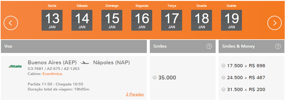 Smiles_Canje_Europa_Italia_Napoles_35.000_Millas