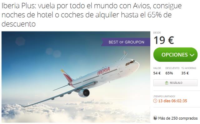 Descuento_Compra_Avios_Iberia_Plus_Groupon_2016.04