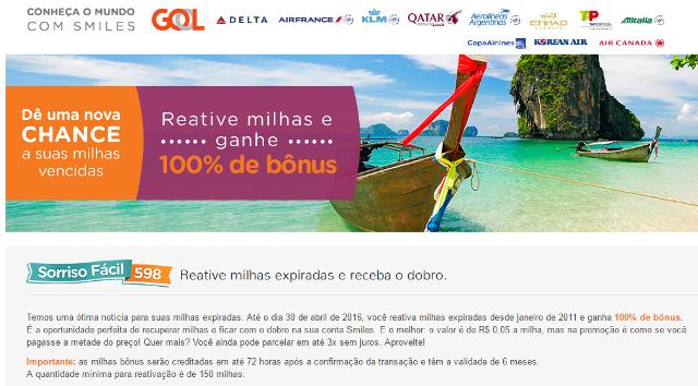 Smiles_Promocion_Reactivar_Millas_Bonus_2016.04