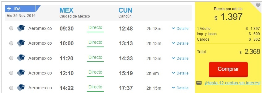 Comprar_Vuelos_Internos_Mexico_Pesos_Argentinos_Cuotas_Despegar_Mas_Caro