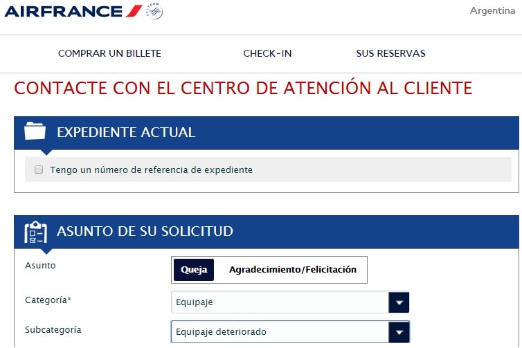 Reclamando mi valija rota por Air France - Info Viajera