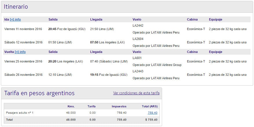 Canjes_LATAM_Pass_IGU-USA_48.000_Kms_Tasas_ARS_760_Detalle.