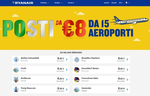 RyanAir_Vuelos_Europa_8_Euros_Desde_Italia_2016.08