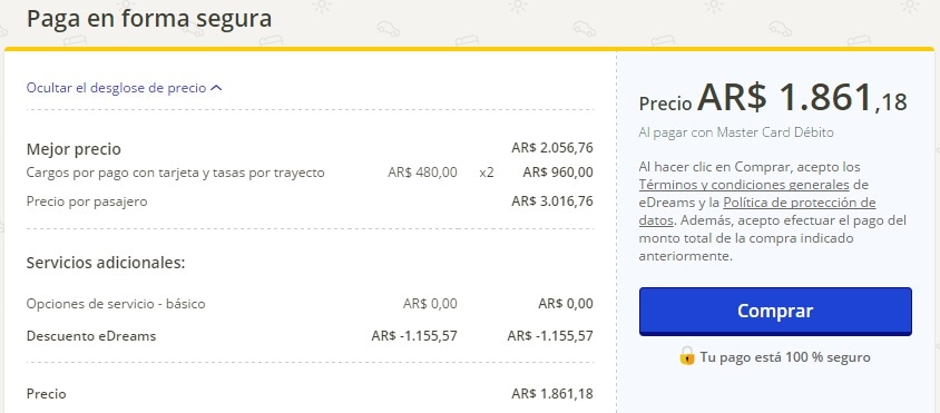 edreams_ar_precio_final_variable_venecia_londres_cambia_desglose_tasas
