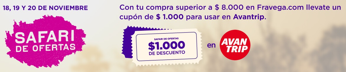 avantrip_fravega_cupon_descuento_1000