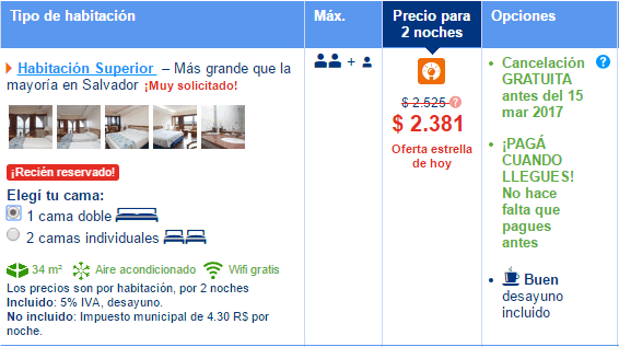 booking_comparacion_smiles_canje_millas_hotel_salvador_othon_palace