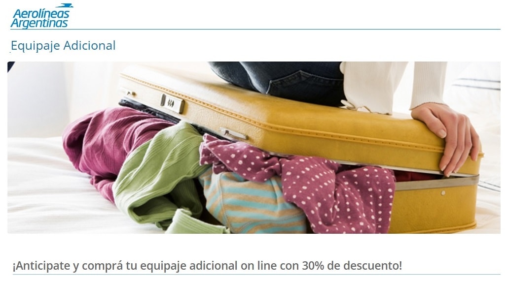 Peso de maleta permitido en aerolineas argentinas | Donde Viajar