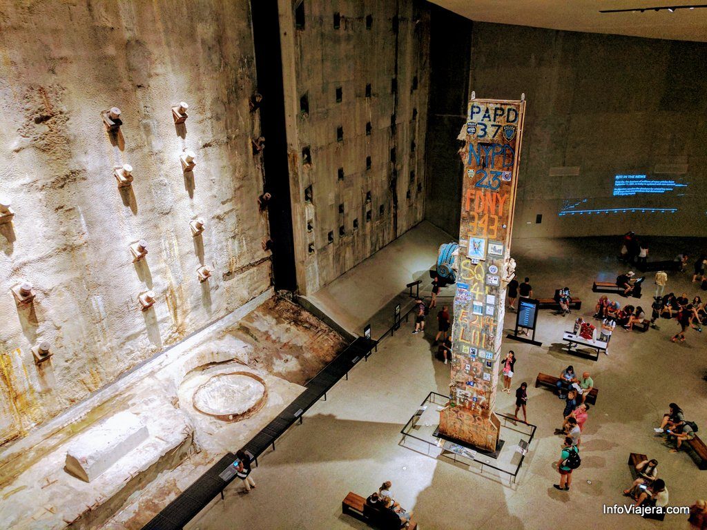 El museo y el memorial del 9/11 en New York (Estados Unidos)