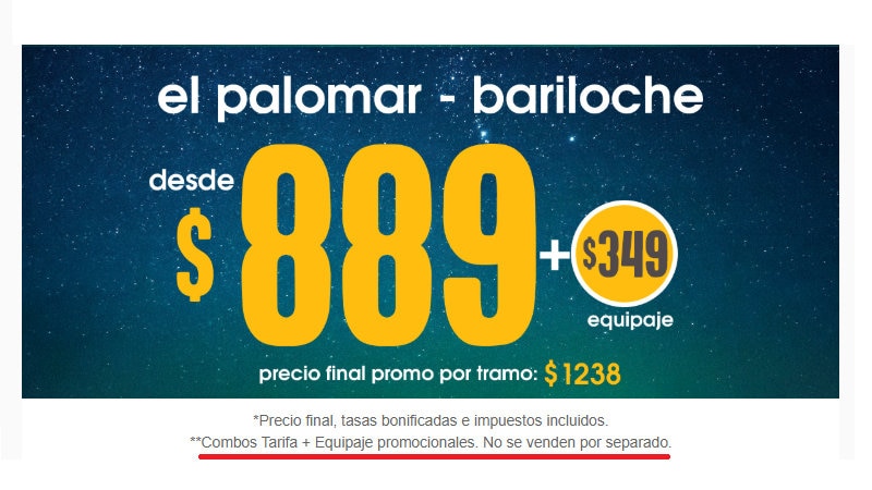Flybondi: equipaje pago e incursión en el camino del mal marketing - Info  Viajera