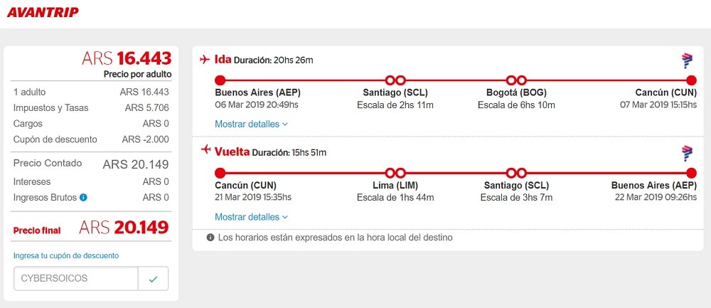 Vuelos Baratos por Avantrip | Promociones Aéreas