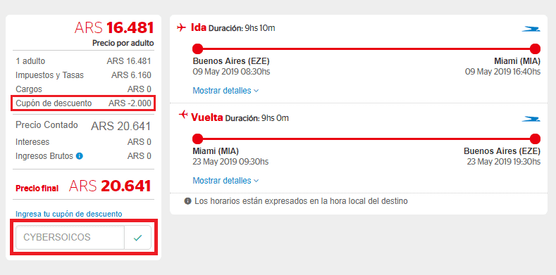 Avantrip: AR$ 2.000 de descuento en vuelos internacionales por el  #CyberMonday - Info Viajera