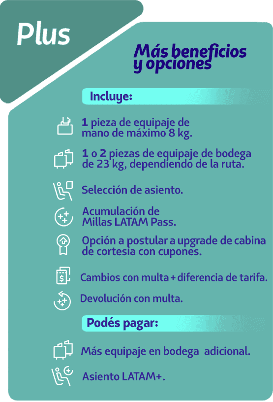 Así son las nuevas tarifas internacionales de LATAM - Info Viajera