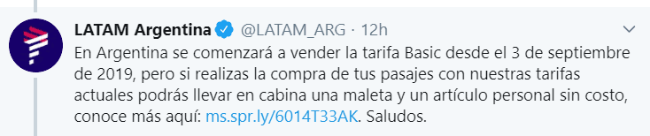 Equipaje en cabina | LATAM Airlines