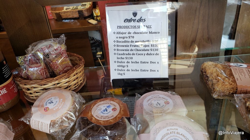 El café de la fábrica de alfajores Entre Dos en Luján de