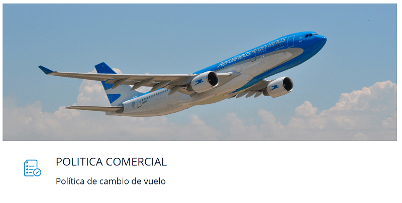 Chequeando la política de cambios de Aerolíneas Argentinas para mi vuelo de  octubre - Info Viajera