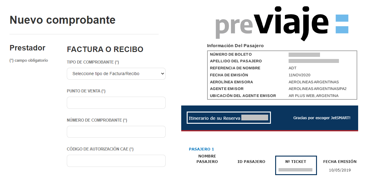 Cómo cargar comprobantes en PreViaje 2021: paso a paso y dudas frecuentes -  Info Viajera