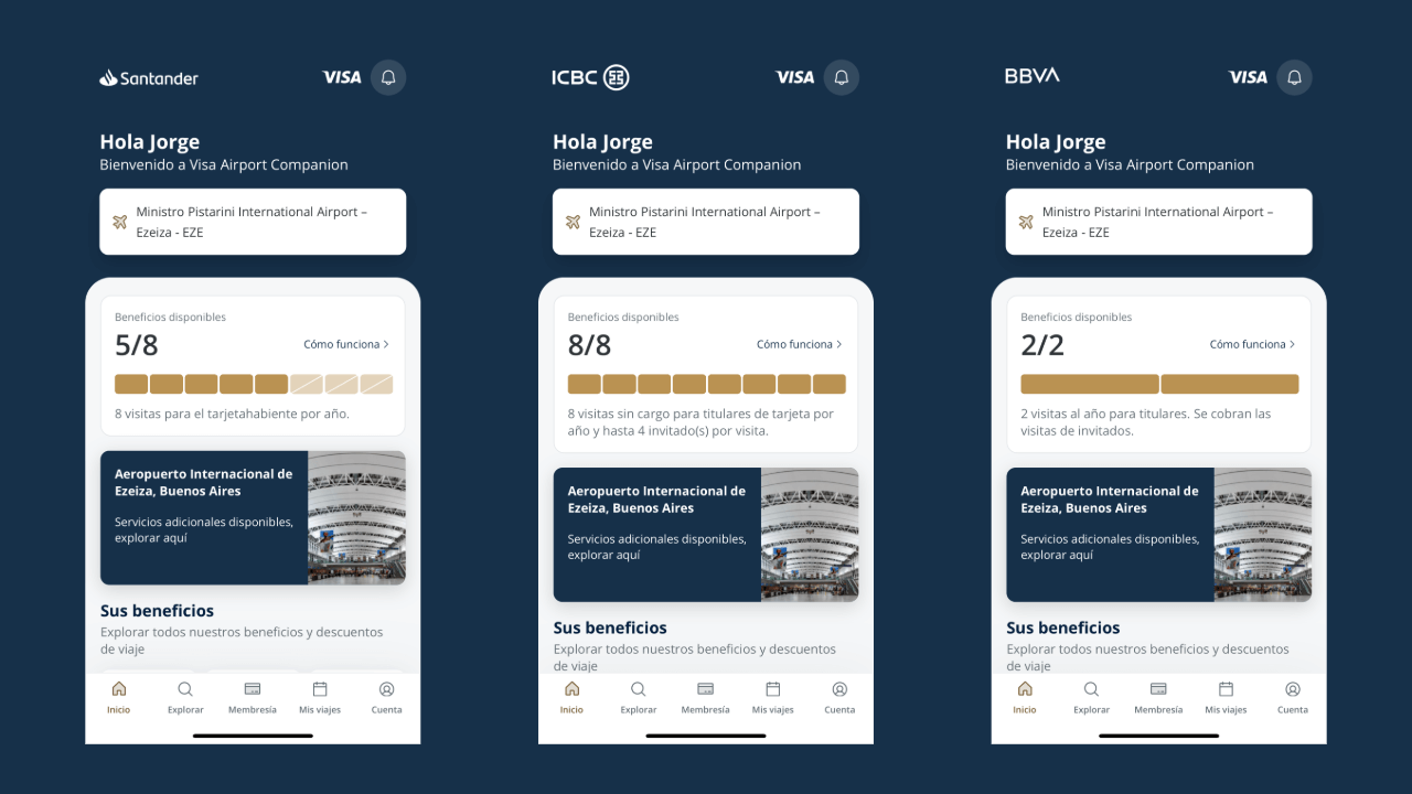 Salas VIP en aeropuertos: mejora en la app Visa Airport Companion ...