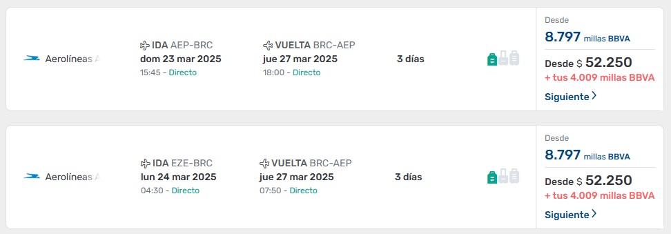 50 % de reintegro en canjes de Millas BBVA (solo por dos días)
