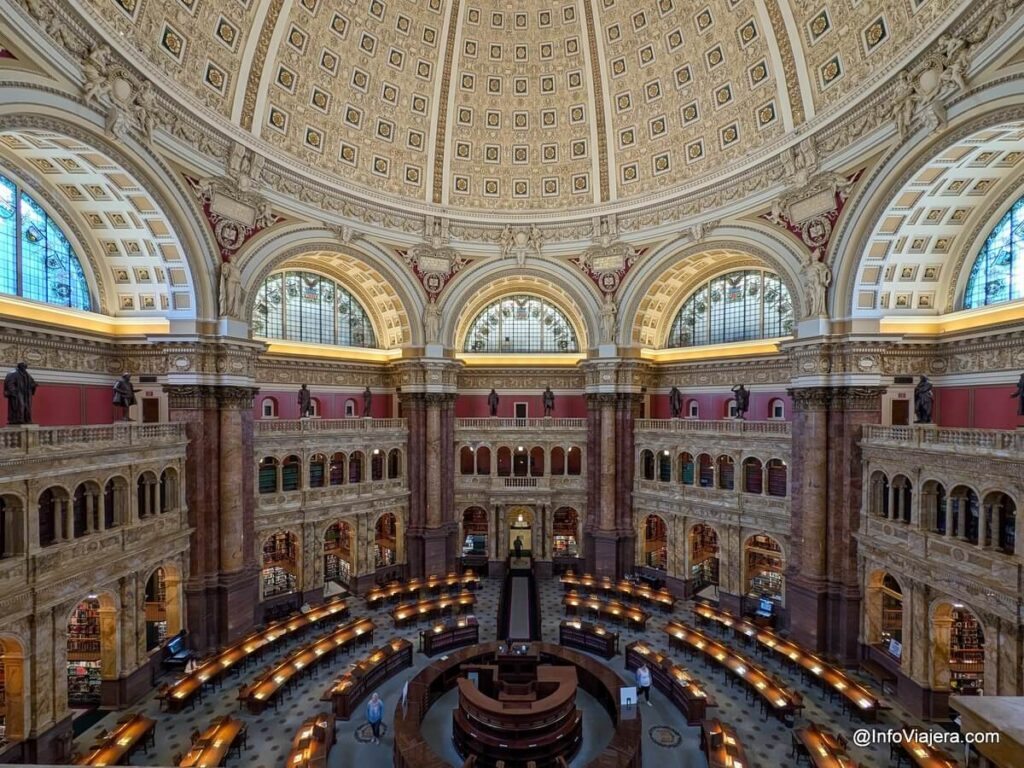 Fuimos a la biblioteca más grande del mundo, la del Congreso de los