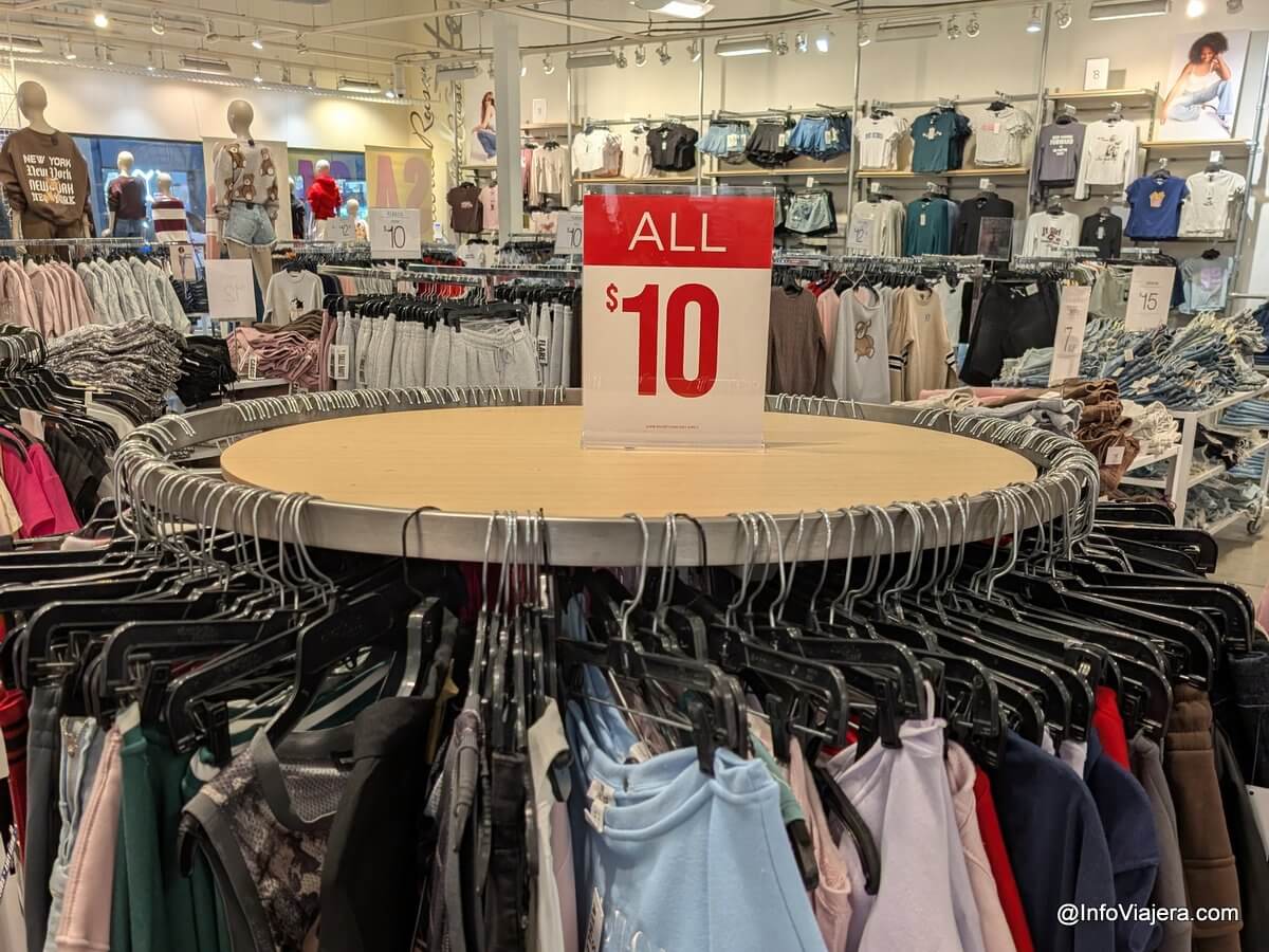 Las Vegas South Premium Outlets, precios en el mall de Las Vegas