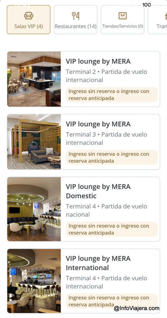 La Vip Terminal La sala VIP Lounge by MERA Internacional en la terminal 4 del ...