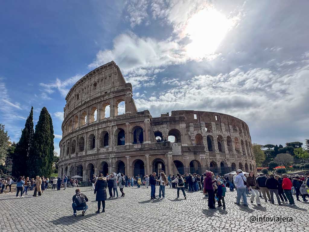El Coliseo de Roma, Italia