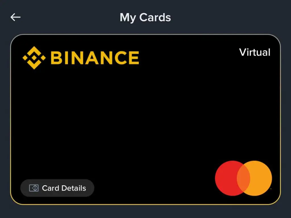 Tarjeta Binance gratis cashback