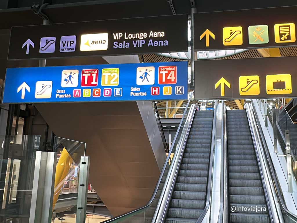 Acceso VIP Lounge AENA Madrid T4S Neptuno