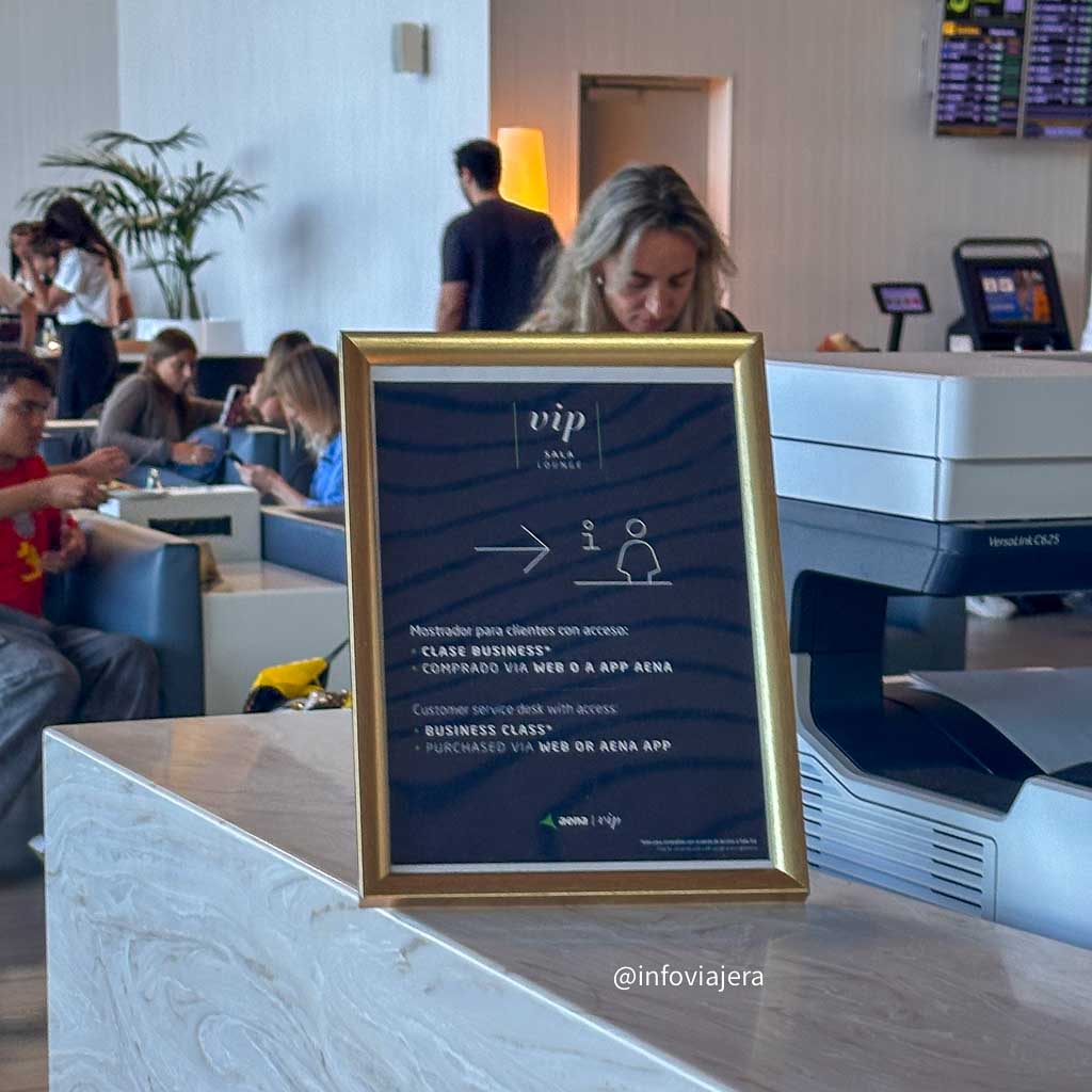 Acceso VIP a la Sala AENA Madrid T4S Neptuno