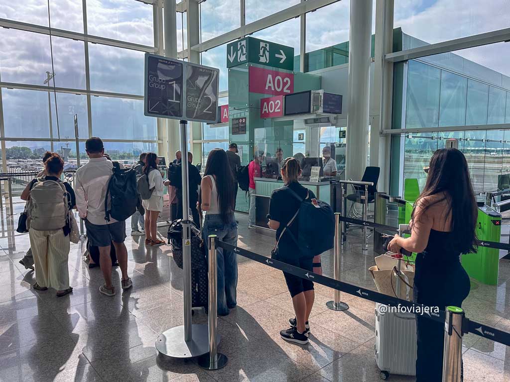 Aeropuerto de Barcelona T1 Embarque